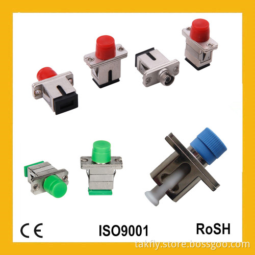 Sm Simplex FC-Sc Female to Female Fiber Optic/Hybrid Adapter